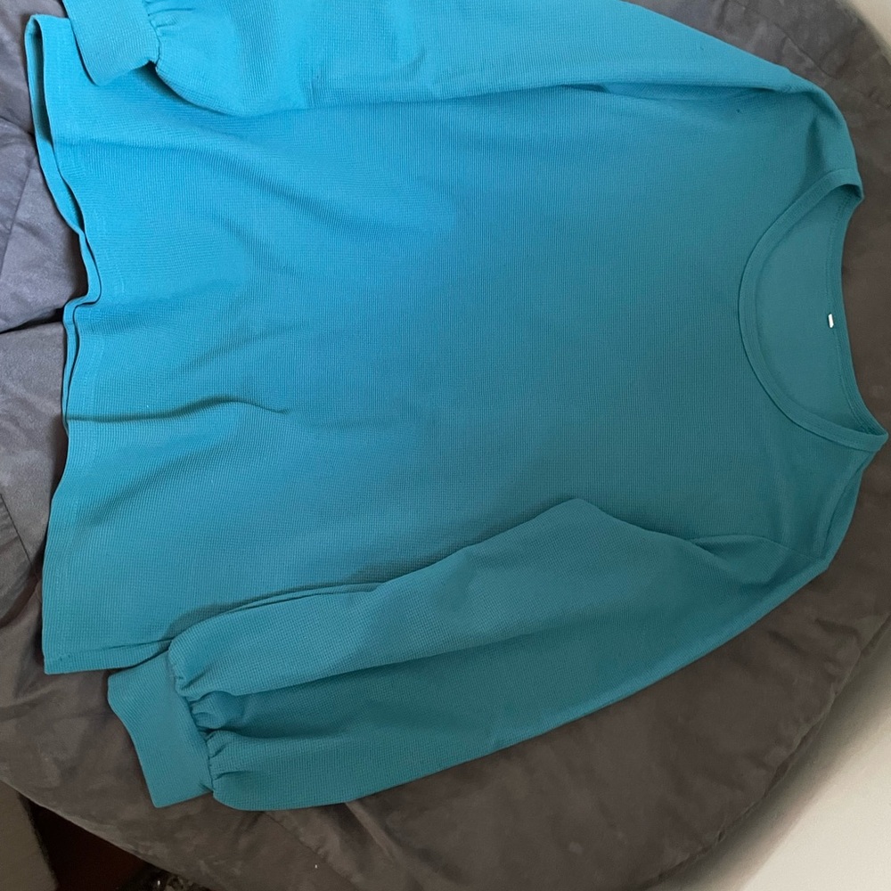Teal Long Sleeve Top